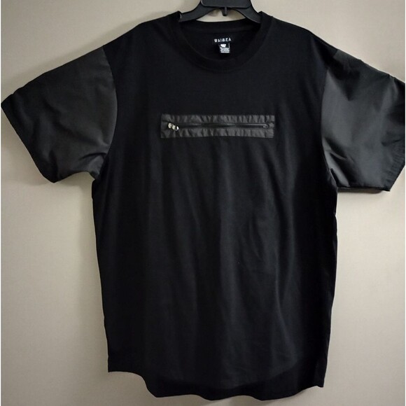 Waimea Two Tone Black Short Sleeve Shirt Size XXL - Picture 2 of 7